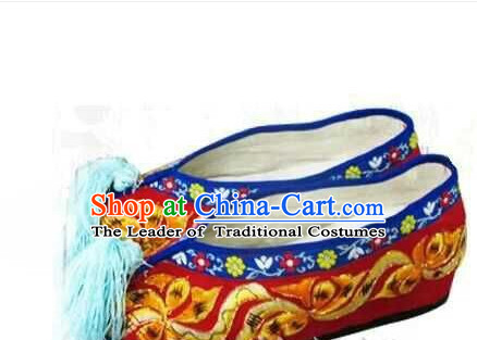 Handmade Ancient Traditional Chinese Handmade Embroidered Shoes China Shoes