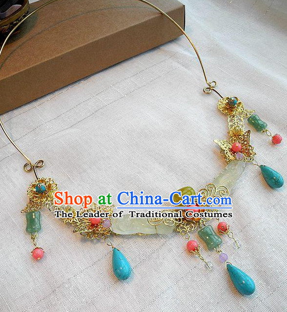 Handmade Ancient Chinese Imperial Royal Empress Princess Empress Necklace