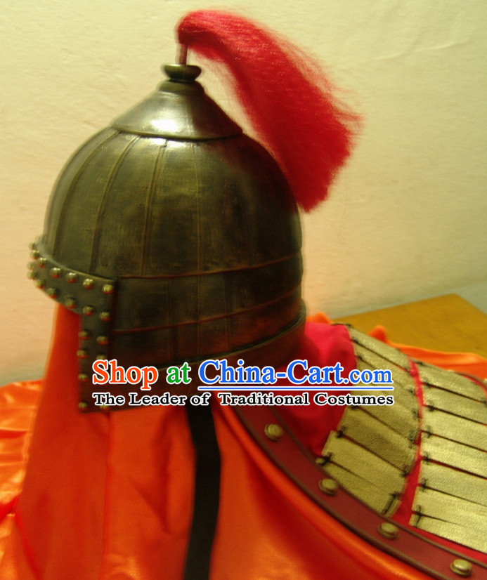 Ancient Chinese General Fighter Helmet Hat for Men