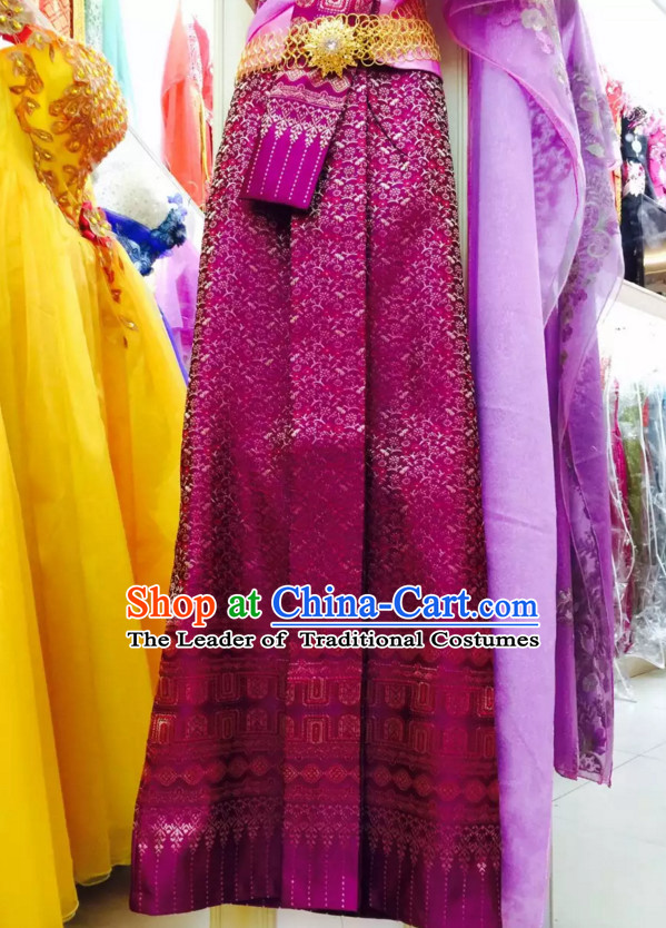 Traditional National Thai Garment Dress Thai Traditional Dress Dresses Wedding Dress online for Sale Thai Clothing Thailand Clothes