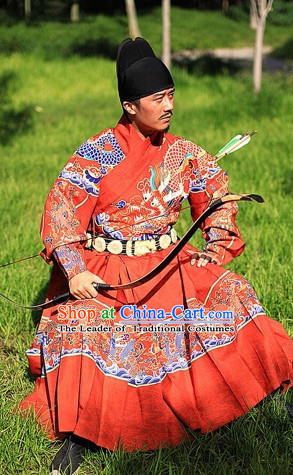 Ancient Chinese Ming Dynasty Royal Imperial Clothing for Men