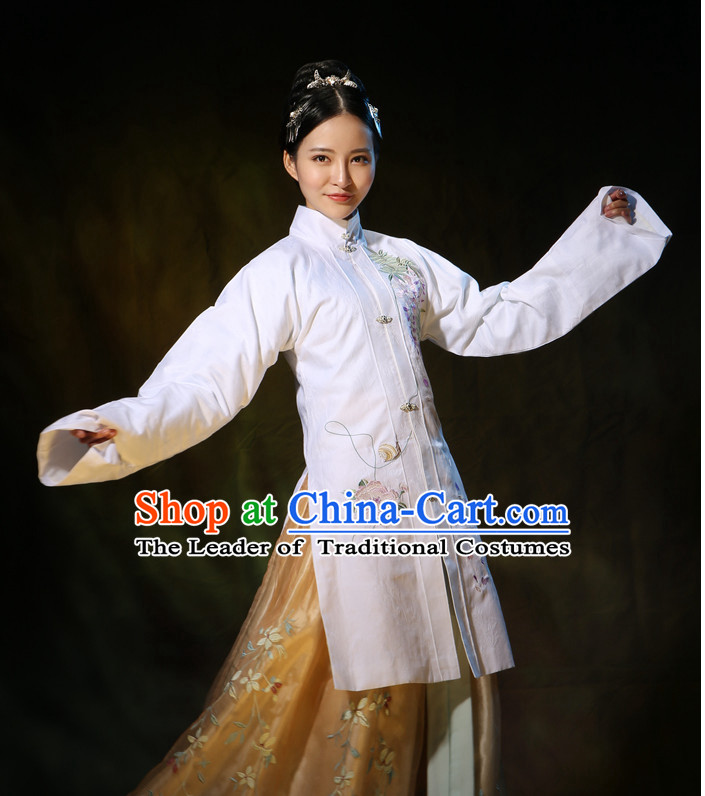 Asian Chinese Hanfu Dress Costume Clothing Oriental Dress Chinese Robes Kimono for Women Gilrls Adults Children