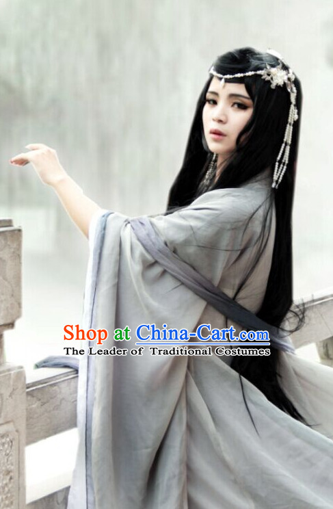 Asian Chinese Fairy Hanfu Dress Costume Clothing Oriental Dress Chinese Robes Kimono for Women Gilrls Adults Children