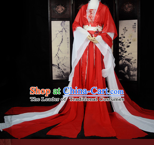 Chinese Traditional Ancient Queen Costume Complete Set for Women