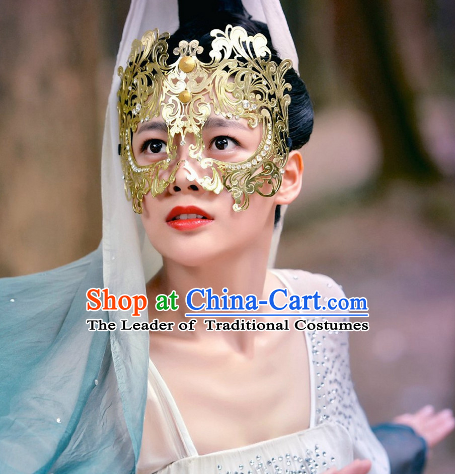 Ancient Chinese Traditional Style Princess Mask Accessories for Women Girls