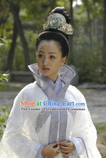 Chinese Traditional Ancient Style Black Wigs and Headwear