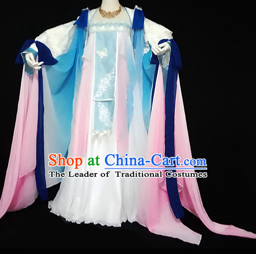 Imperial Royal Ancient Chinese Queen Clothing Complete Set for Women