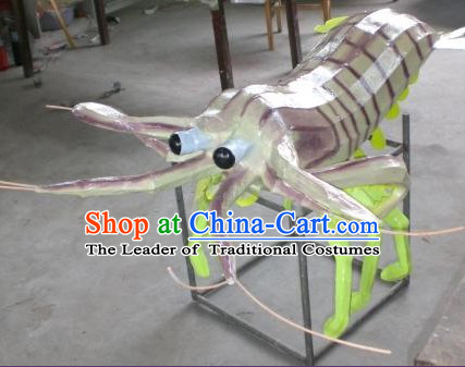 Traditional Chinese Shrimp Prawn Dance Props