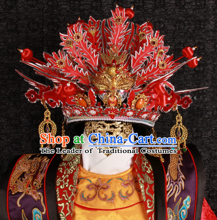 Top Chinese Ancient Phoenix Coronet Crown for Brides