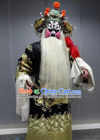 Chinese Beijing Opera Costumes Peking Opera Prime Minister Costume Complete Set for Men