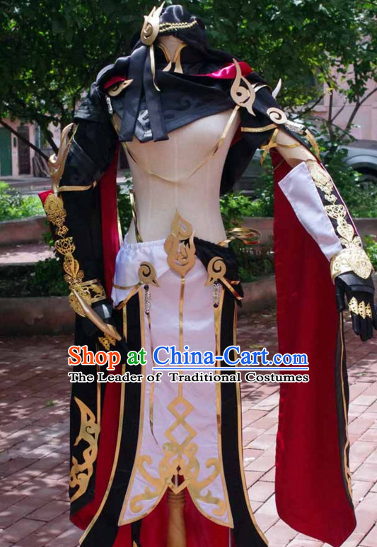 China Fairy Costume Cosplay Armor Archer Costume Avatar Costumes Wonderflex Knight Armorsuit Leather Metal Fantasy Armoury and Hair Decortaions Complete Set