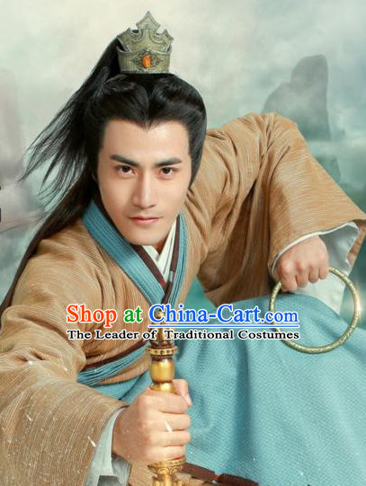 Ancient Chinese Kung Fu Master Costumes for Men
