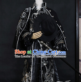 Ancient Chinese Style Emperor King Costumes Clothing for Men Boys