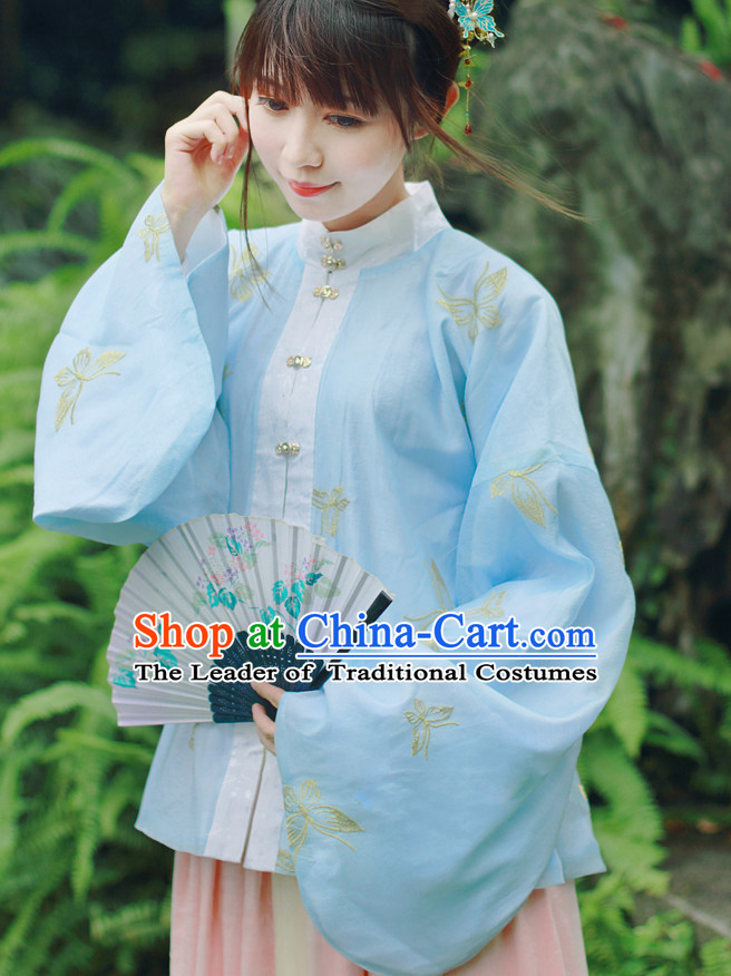 Chinese Traditional Dress Hanfu Costume China Kimono Robe Ancient Chinese Clothing National Costumes Gown Wear