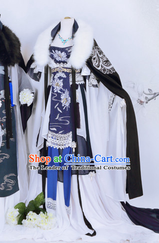 Traditional Chinese Imperial Court Prince Emperor Dress Asian Clothing National Hanfu Costume Han China Style Costumes Robe Attire Ancient Dynasty Dresses Complete Set for Men