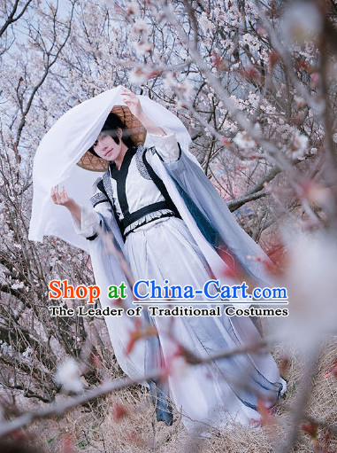 Chinese Traditional Warrior Costumes Complete Set
