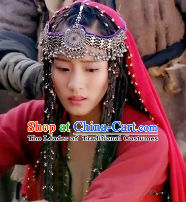 Chinese Traditional Ethnic Princess Headpieces