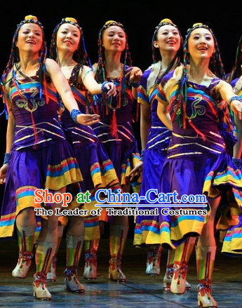 Traditional Ethnic Mongolian Dancing Costumes for Girls
