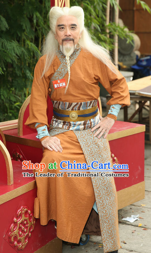 Ancient Chinese Swordmen Costumes Hanfu Han Fu Clothing Complete Set