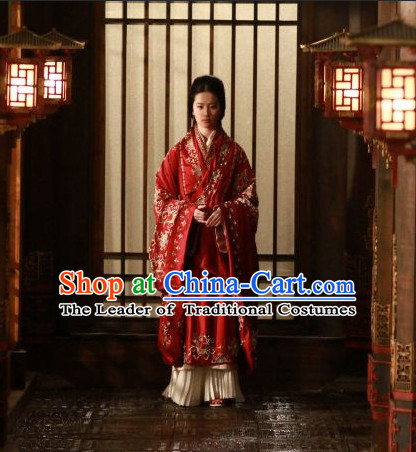 Traditional Chinese Ancient Empress Clothes Complete Set for Women