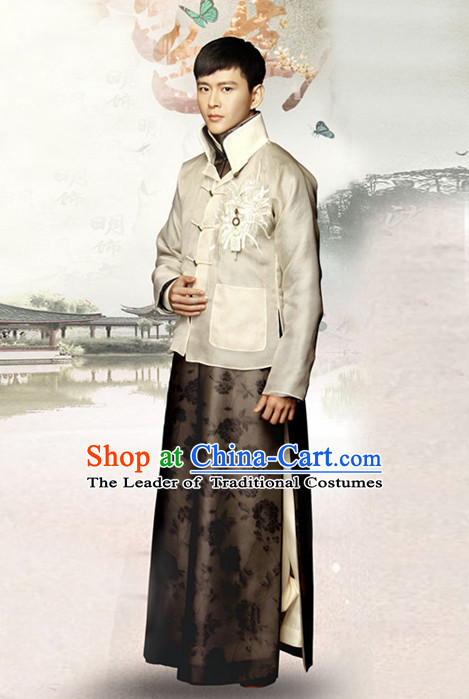 Top Chinese Minguo Clothing Theater and Reenactment Costumes Ancient Chinese Clothes Complete Set for Men