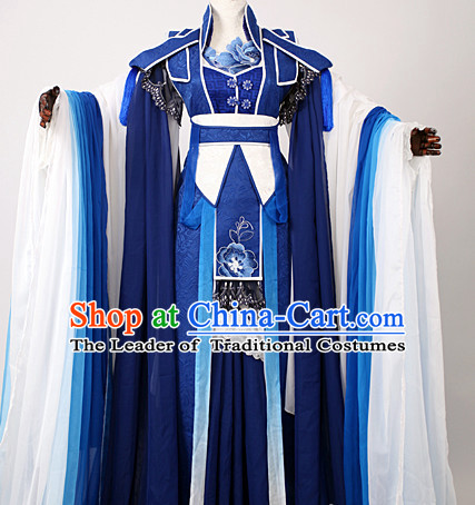 Ancient Chinese Stage Palace Costumes National Costume Halloween Costumes Hanfu Chinese Dresses Chinese Clothing