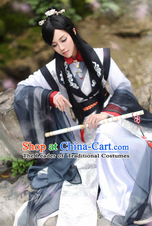 Chinese Ancient Knight Costume National Costumes Stage Play Dramas Drama Costume for Men