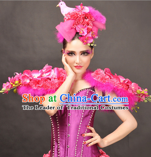 Giant Feather Wings Stage Costumes Theater Costumes Professional Theater Costume for Women