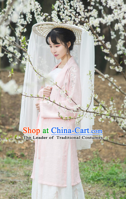 Asian Traditional High Quality Hanfu Han Dynasty Clothes Costume Costumes Complete Set for Women Girls Children Adults