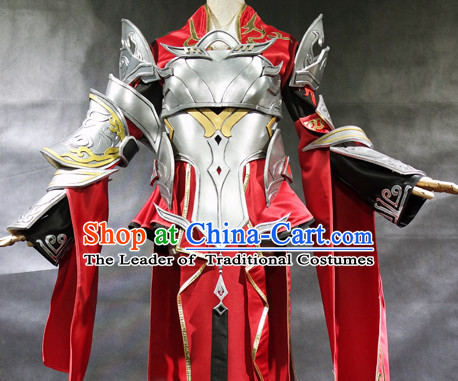 Ancient Chinese Style Halloween Superhero Armor Costumes Costume Complete Set for Women