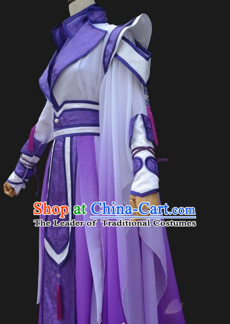 Chinese Classical Swordswoman Costumes Complete Set