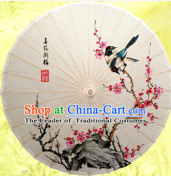 Asian Dance Umbrella China Handmade Classical Magpie Umbrellas Stage Performance Umbrella Dance Props