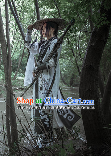 Ancient Chinese Hero Cosplay Costumes Complete Set for Men