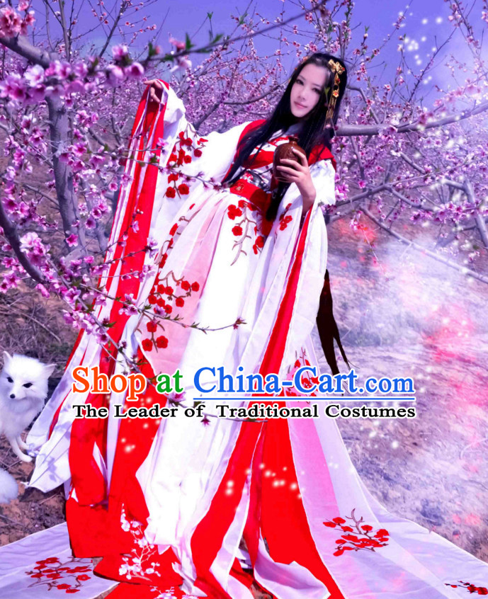 Chinese Hanfu Hakama Traditional Princess Dress Quju Supreme Chinese Costume Ancient Chinese Costume Complete Set
