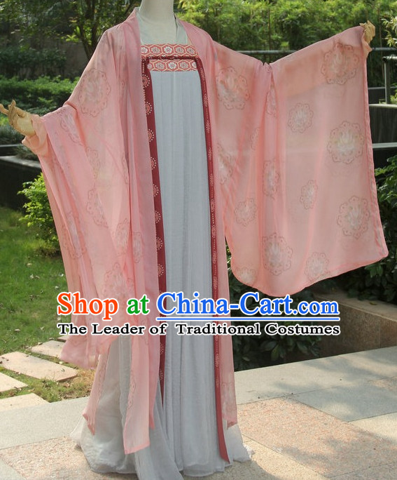 Chinese dress clothes skirt shirt pant wings evening dress water armor cloth scarf red hanfu red dress gown costumes