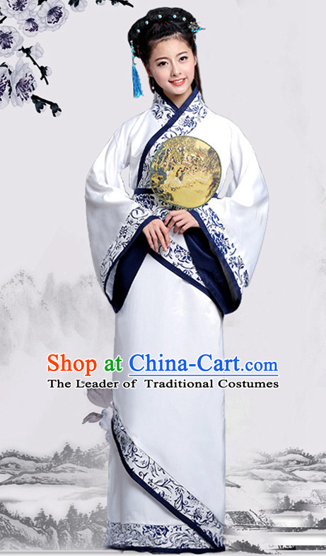 Chinese Women Hanbok Kimono Stage Opera Costume Dresses Costume Ancient Cosplay Complete Set
