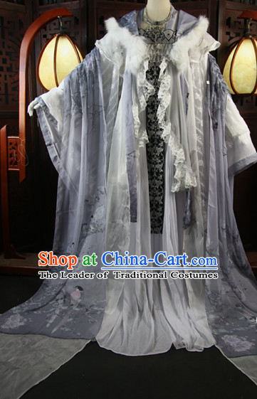 Chinese Traditional Empress Royal Stage Hanfu Hanbok Kimono Costume Dresses Costume Ancient Garment Complete Set