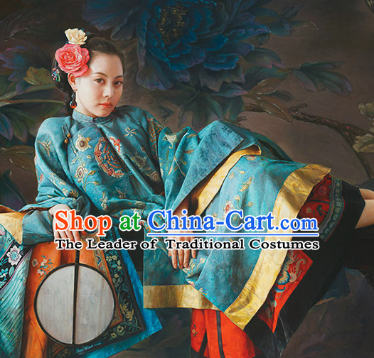 Chinese Classical Hanfu Empress Dress Gown Costumes Ancient Costume Clothing Complete Set