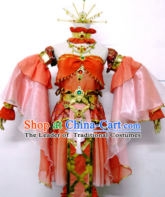 Special Ancient Chinese Official Traditional Opera Princess Costume Dresses Complete Set