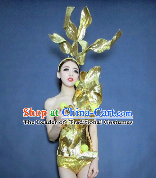 Parade Quality Feather Dance Costumes Popular Ostrich Feathers Fancy Costume Costume Angel Wings Costume Complete Set