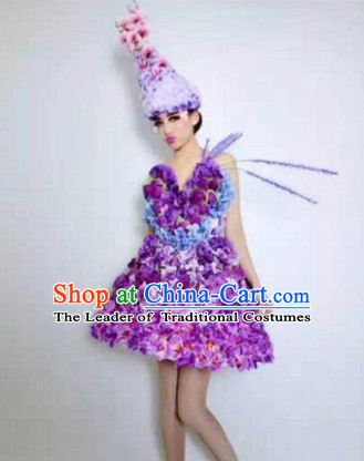 Parade Quality Peacock Feather Dance Costumes Popular Ostrich Feathers Fancy Costume Angel Wings Costume Complete Set