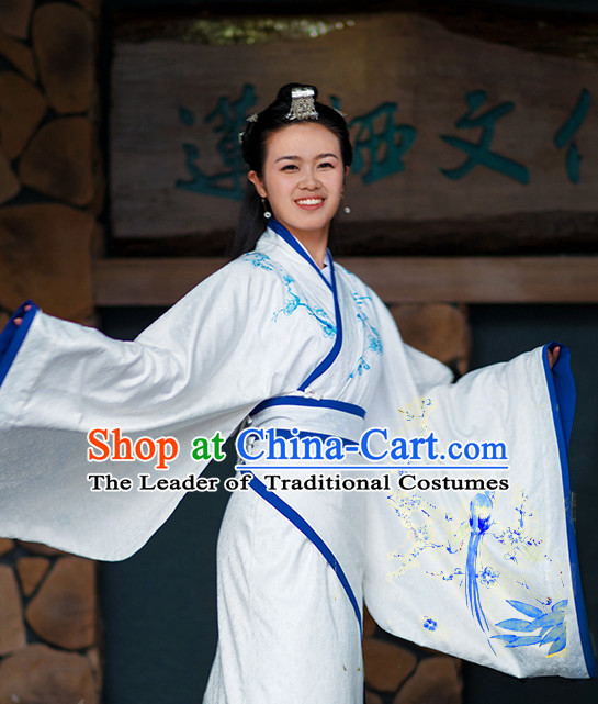 Ancient Chinese Dresses Traditional Royal Stage Hanfu Classical Dress Costumes Clothing