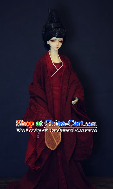 Ancient Chinese Princess Costumes Clothing Traditional Costumes Hanfu and Accessories Complete Set