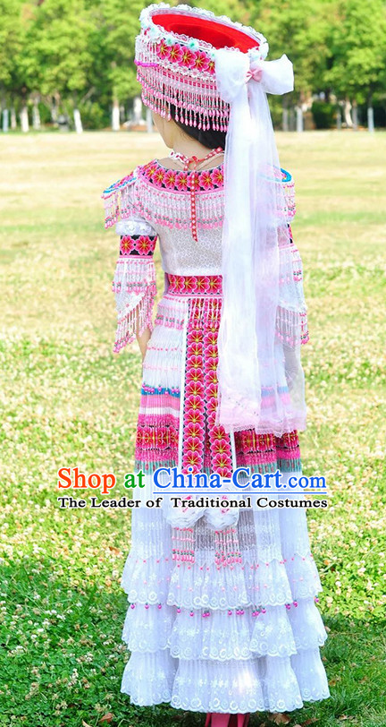 Hmong Minority Miao Clothing Ethnic Miao Minority Dance Costume Minority Dress Dance Miao Costumes Hat