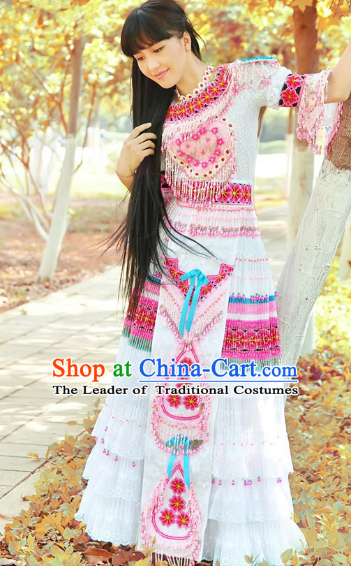 Hmong Minority Miao Clothing Ethnic Miao Minority Dance Costume Minority Dress Dance Miao Costumes Hat