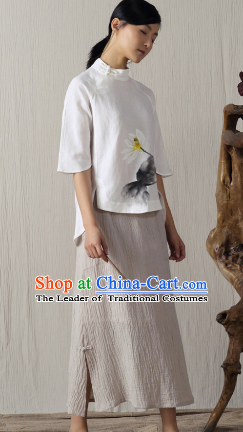Top Chinese Traditional Handmade Skirt for Ladies