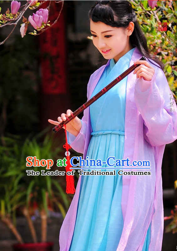 Traditional Chinese Stage Hanfu Costume Opera Historical Costumes Dresses Complete Set for Women