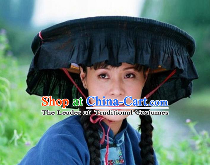 Traditional Chinese Chinese Miao Nationality Hats for Women