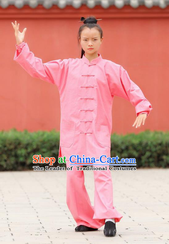 Top Kung Fu Costume Martial Arts Kung Fu Training Uniform Gongfu Shaolin Wushu Clothing for Women