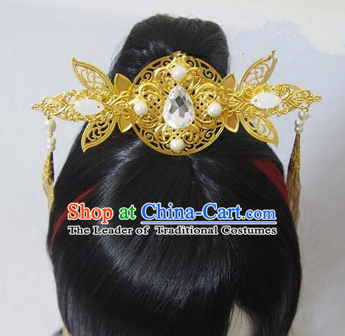 Traditional Chinese Ancient Jewelry Accessories, Ancient Chinese Imperial Princess Wedding Hair Step Shake, China Wedding Bride Hairpin for Women